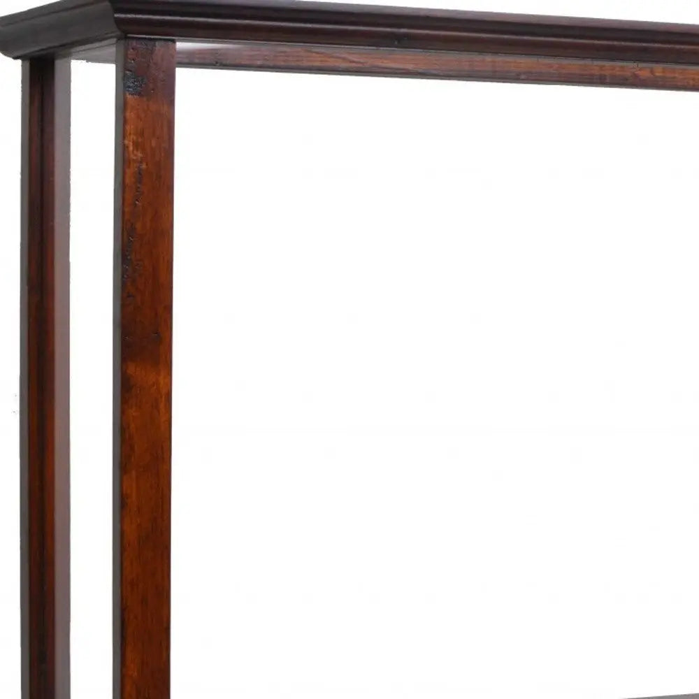 10" Dark Brown And Clear Glass Standard Display Stand - NOVA HOME FURNITURE