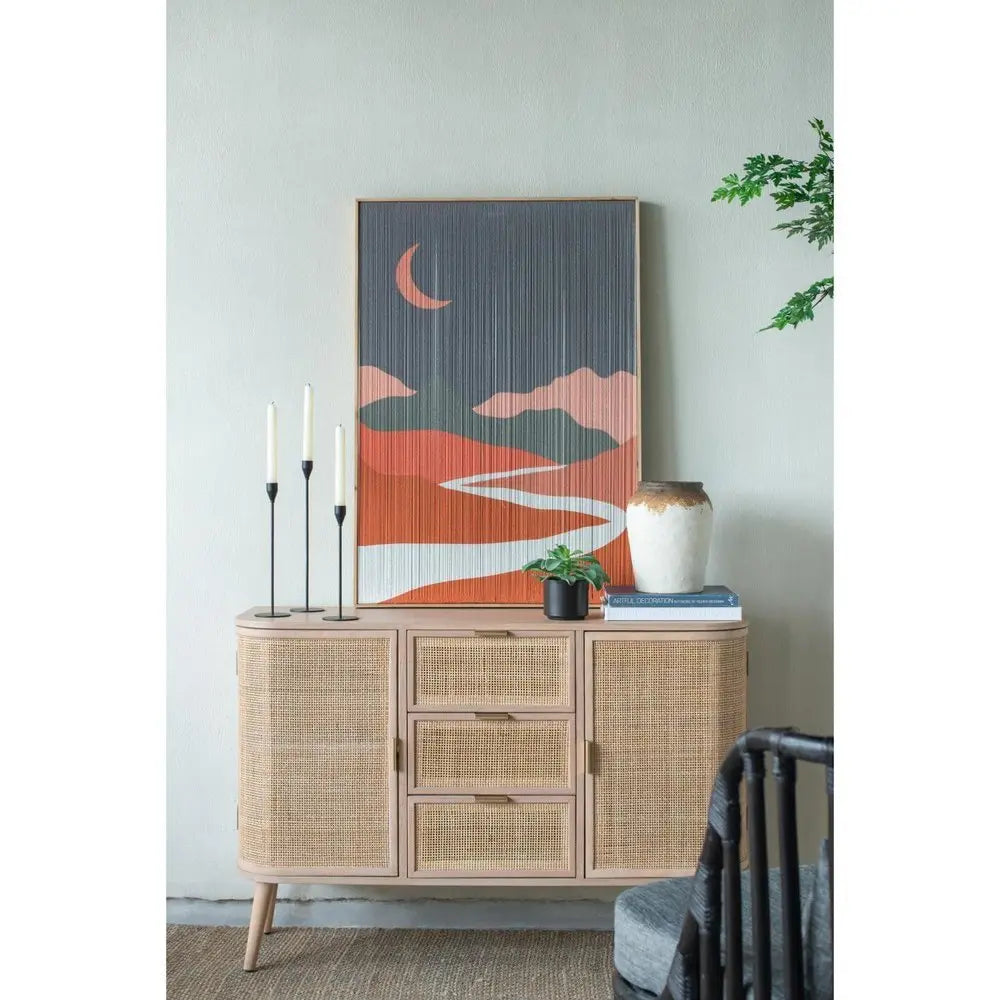 10" Ivory and Brown Ceramic Round Jug Vase - NOBLE HOME INTERIORS