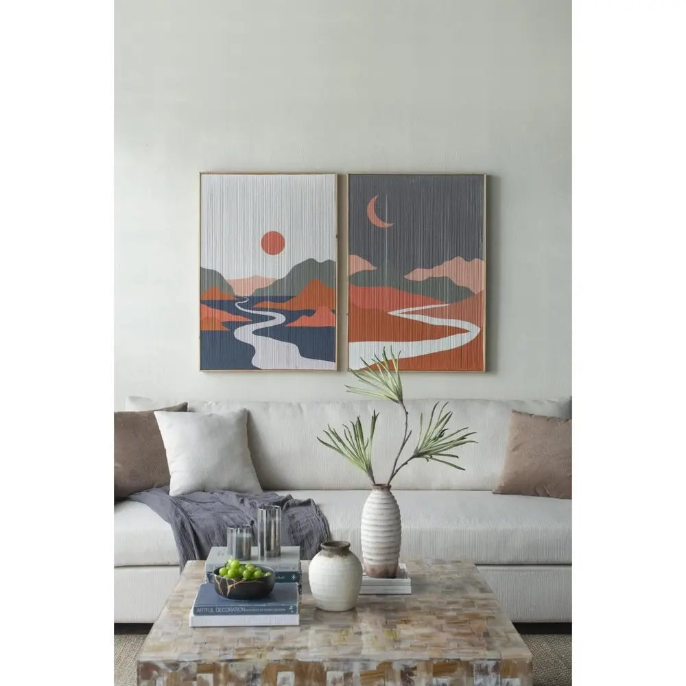 11" Ivory And Brown Round Ceramic Table Vase - NOBLE HOME INTERIORS