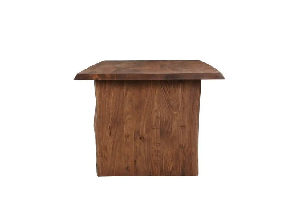 11 Piece Brown Solid Wood Dining Set with 10 - NOVA HOME FURNITURE