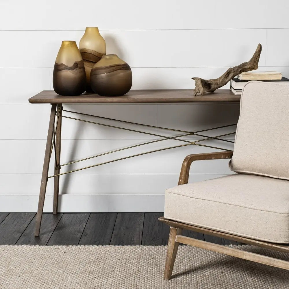 11" Yellow Abstract Cylinder Crystal Glass Table Vase - NOBLE HOME INTERIORS