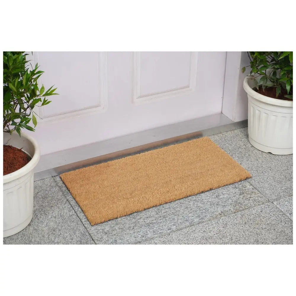 12" X 24" Natural Coir Outdoor Door Mat - NOBLE HOME INTERIORS