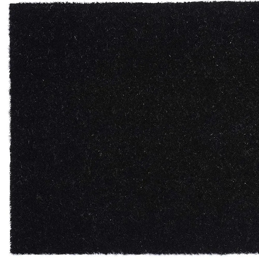 17" X 29" Black and White Coir Skull Outdoor Halloween Door Mat - NOBLE HOME INTERIORS