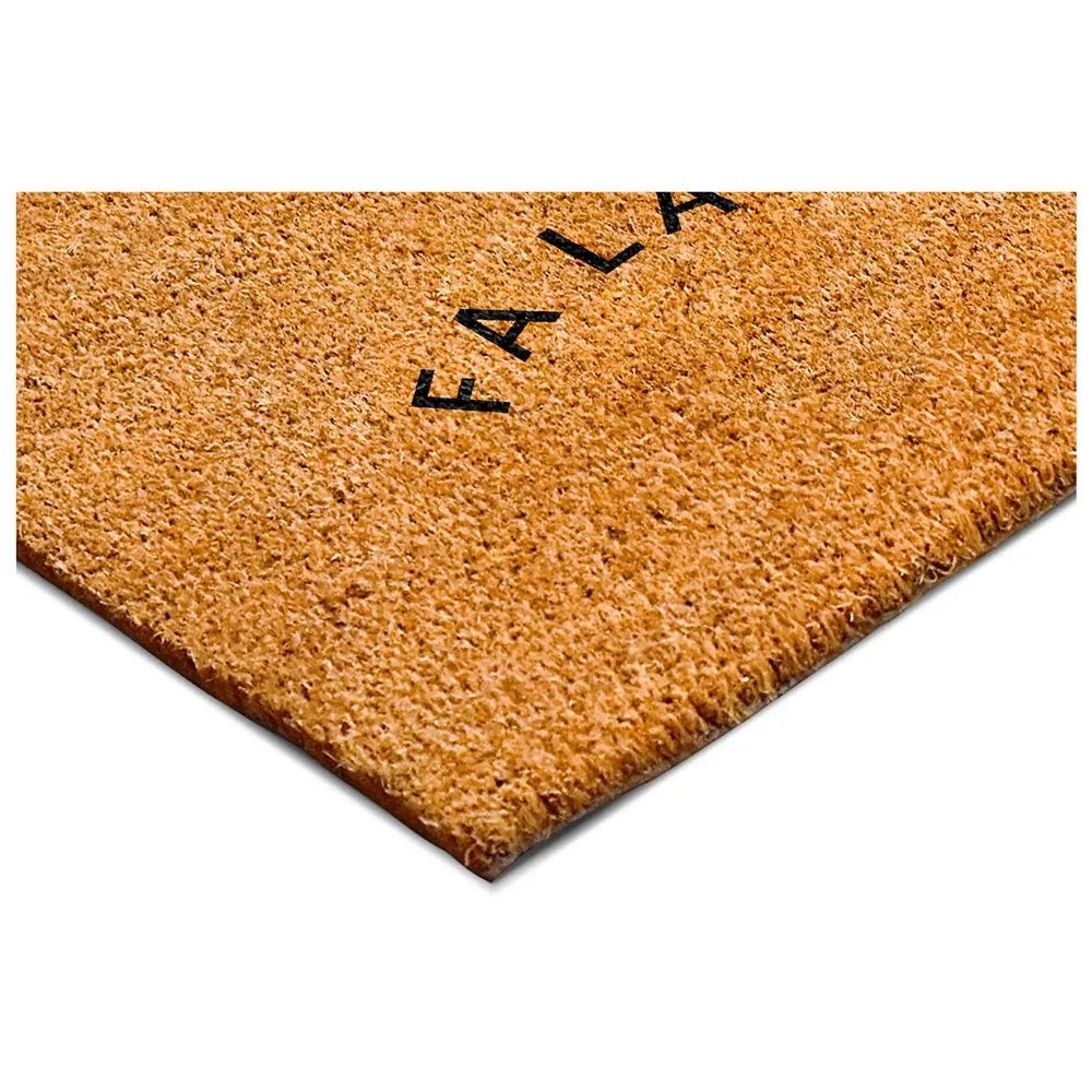 17" X 29" Brown And Black Christmas Outdoor Coir Door Mat - NOBLE HOME INTERIORS