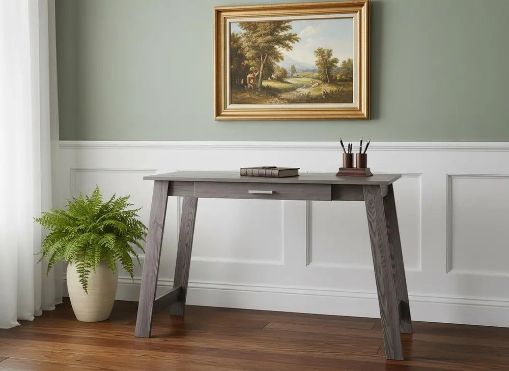 18" Brown Computer Desk - NOBLE HOME INTERIORS