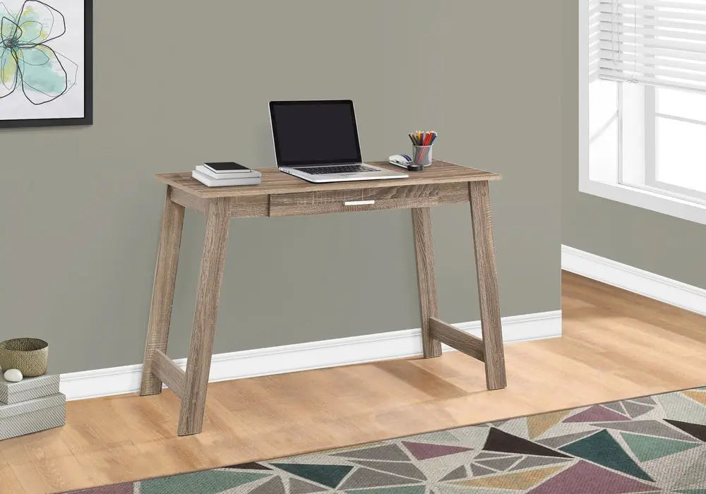 18" Brown Computer Desk - NOBLE HOME INTERIORS