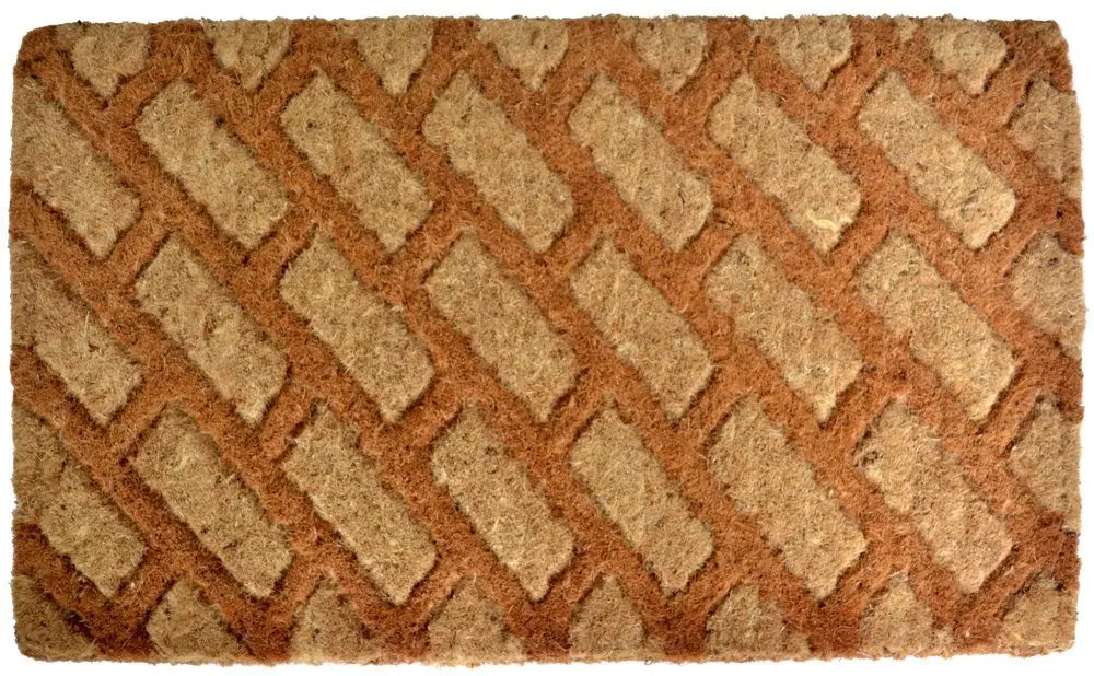 18" X 30" Brown Coir Outdoor Door Mat - NOBLE HOME INTERIORS