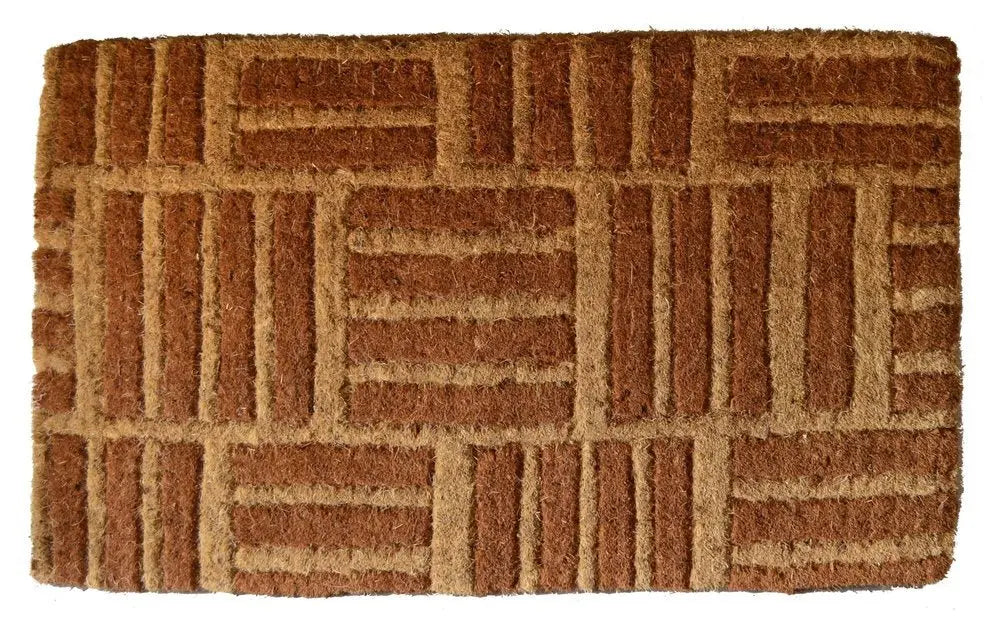 18" X 30" Brown Coir Outdoor Door Mat - NOBLE HOME INTERIORS