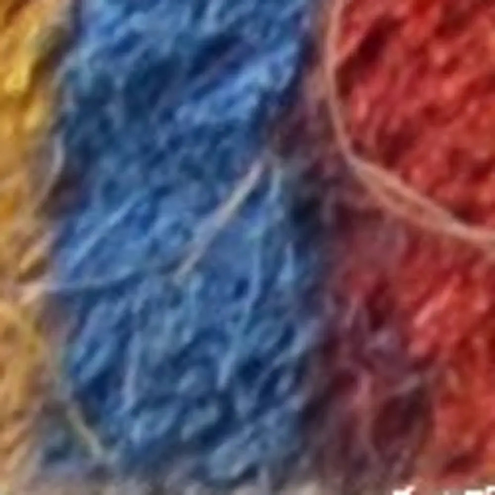 18" X 47" Blue and Green Coir Striped Outdoor Door Mat - NOBLE HOME INTERIORS