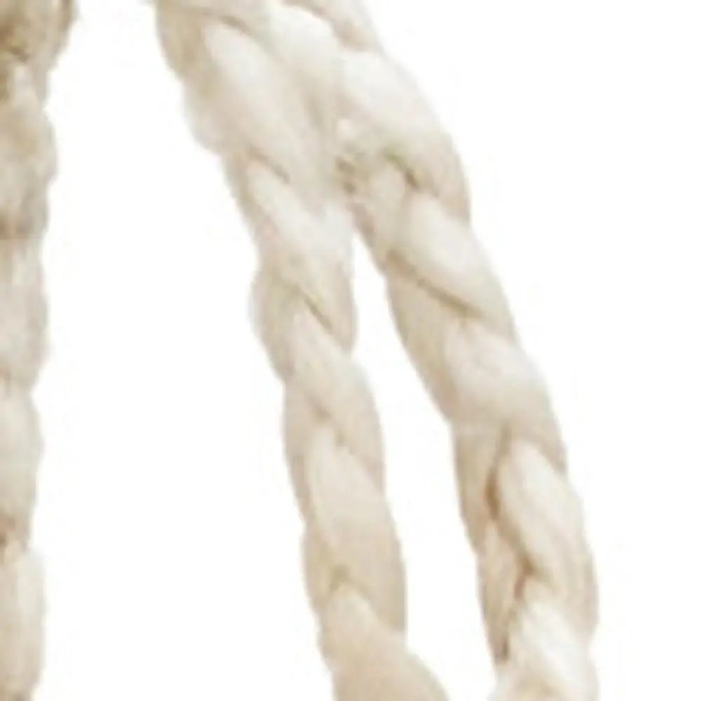 19" Ivory Jute Basket - NOBLE HOME INTERIORS