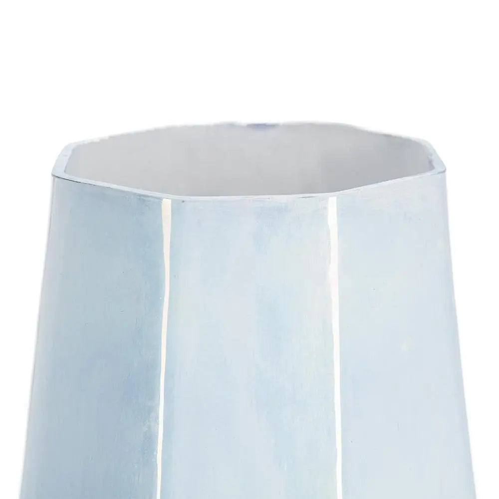 20" Opal Cylinder Glass Table Vase - NOBLE HOME INTERIORS