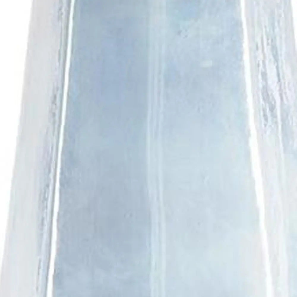 20" Opal Cylinder Glass Table Vase - NOBLE HOME INTERIORS