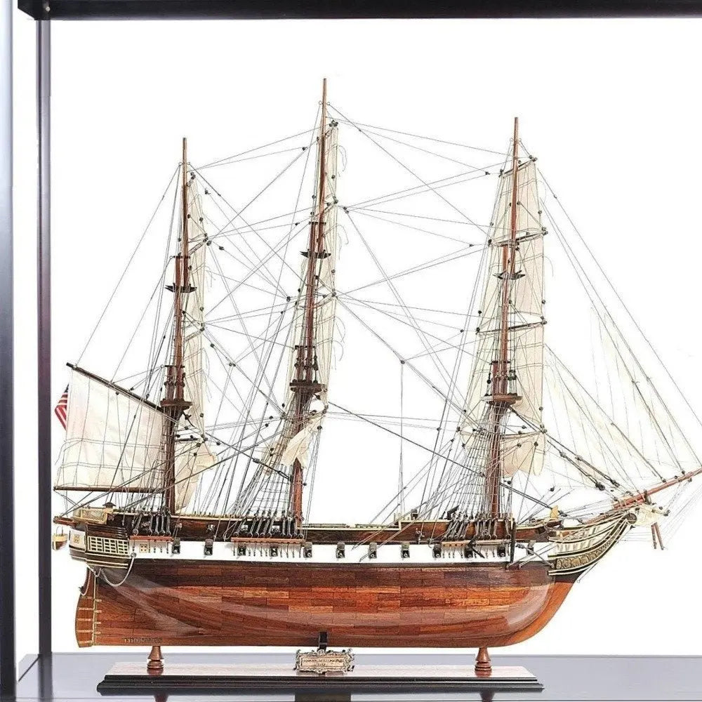 23" Dark Brown Glass Standard Display Stand - NOVA HOME FURNITURE