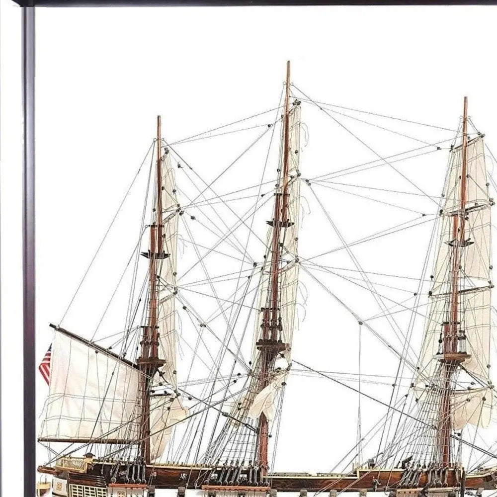 23" Dark Brown Glass Standard Display Stand - NOVA HOME FURNITURE