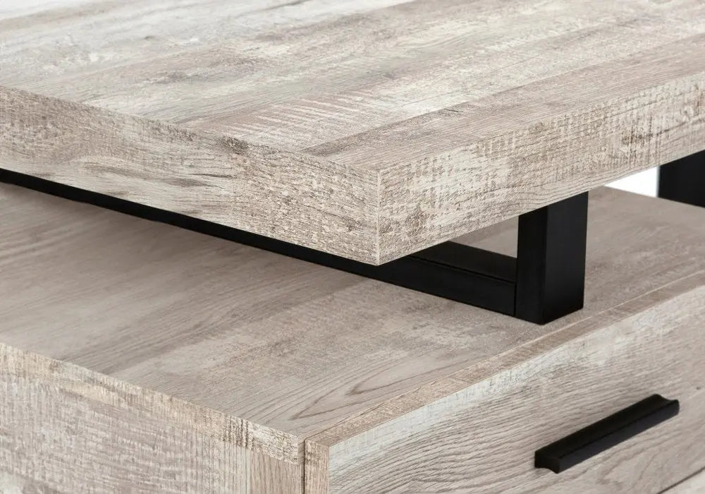 24" Brown and Black Computer Desk With Three Drawers - NOBLE HOME INTERIORS