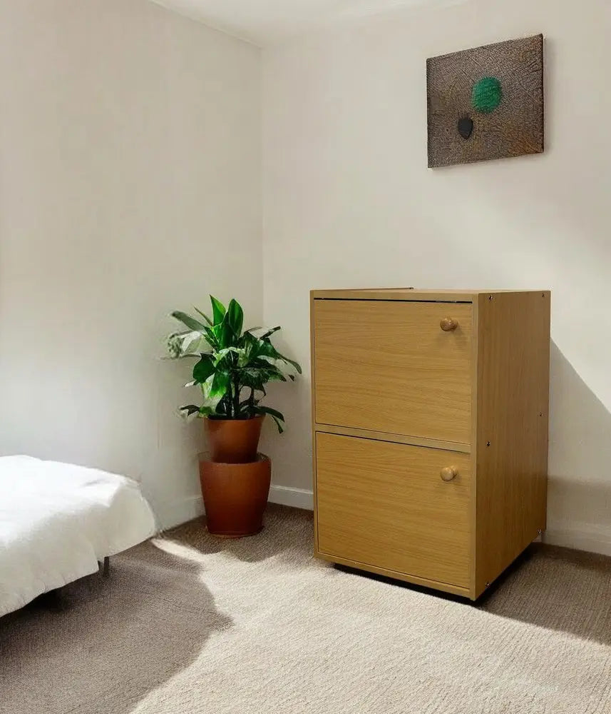 24" Natural Wood Bookcase - NOBLE HOME INTERIORS