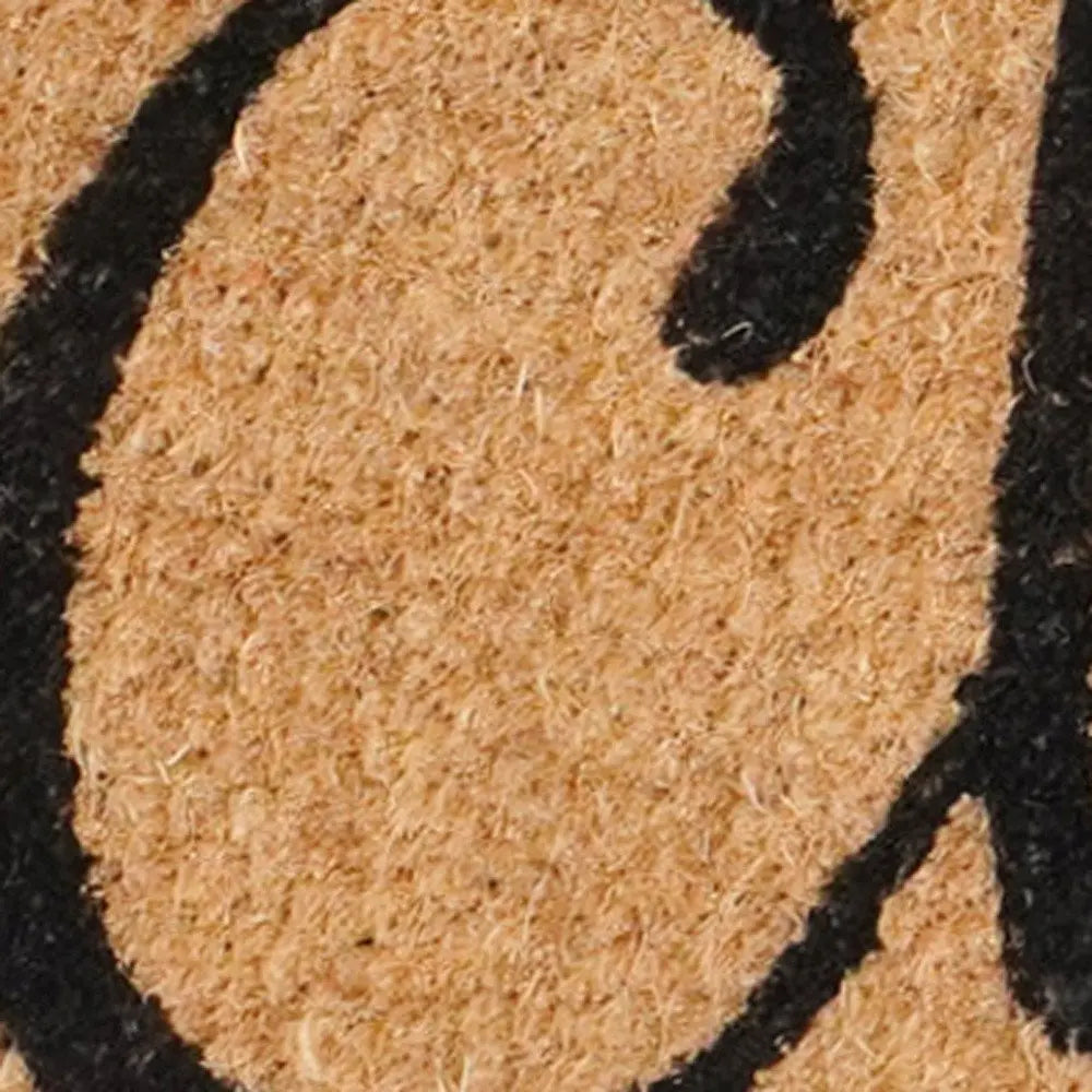 24" X 36" Brown and Red Coir Merry Christmas Outdoor Door Mat - NOBLE HOME INTERIORS