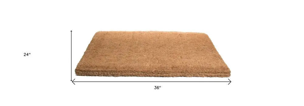 24" X 36" Brown Coir Outdoor Door Mat - NOBLE HOME INTERIORS