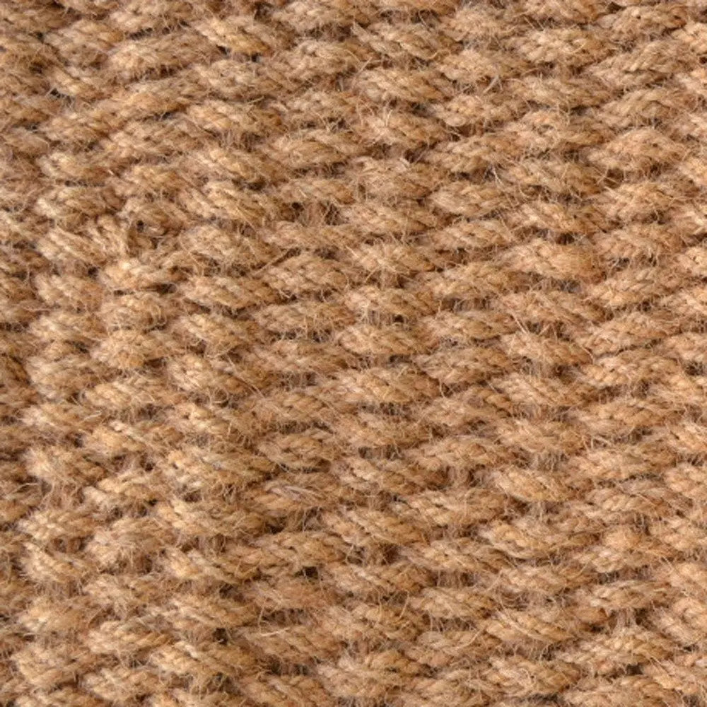 24" X 36" Brown Coir Weave Outdoor Door Mat - NOBLE HOME INTERIORS