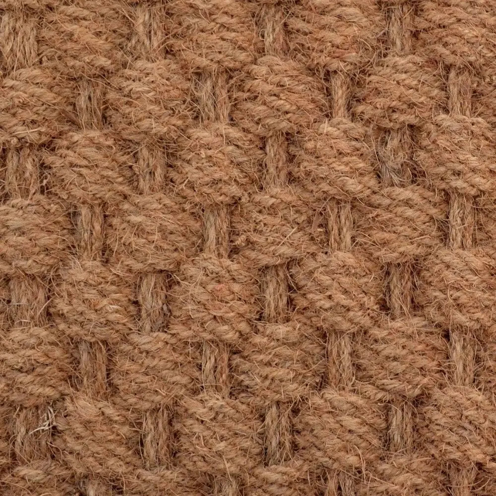 24" X 36" Brown Coir Weave Outdoor Door Mat - NOBLE HOME INTERIORS