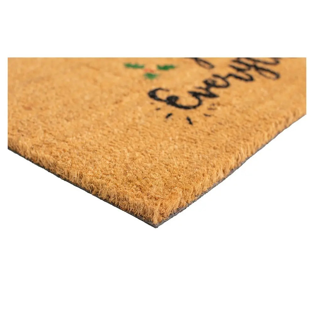 24" X 36" Natural Red and Green Coir Merry Christmas Outdoor Christmas Door Mat - NOBLE HOME INTERIORS