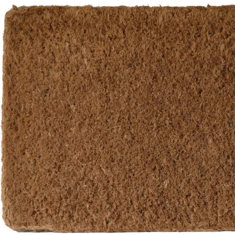 24" X 39" Brown Coir Outdoor Door Mat - NOBLE HOME INTERIORS