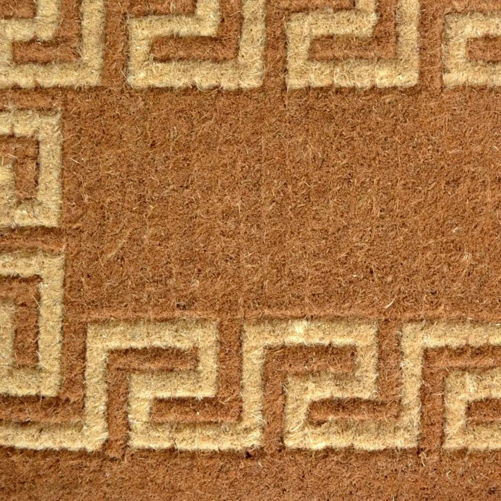 24" X 39" Brown Coir Outdoor Door Mat - NOBLE HOME INTERIORS