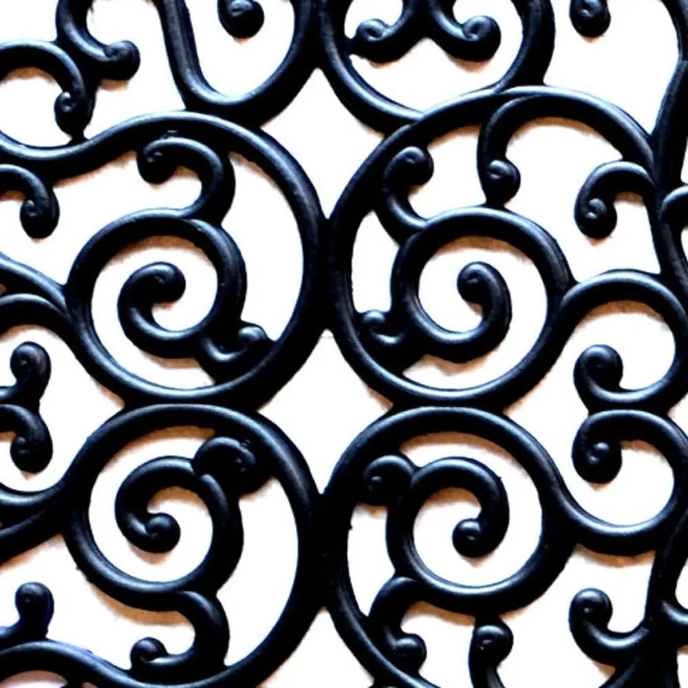 24" X 48" Black Rubber Outdoor Door Mat - NOBLE HOME INTERIORS