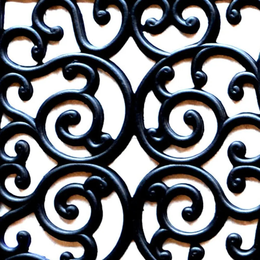 24" X 48" Black Rubber Outdoor Door Mat - NOBLE HOME INTERIORS
