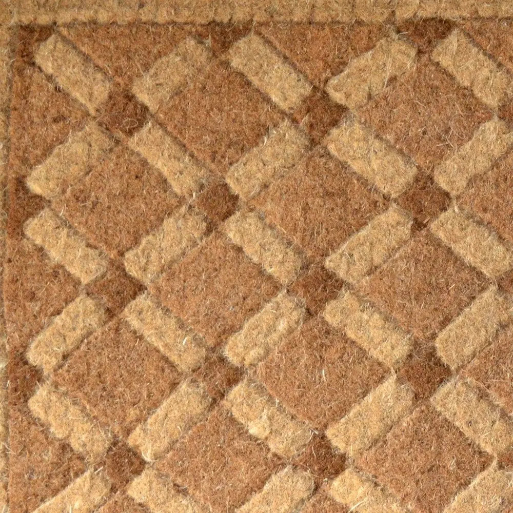 24" X 48" Brown Coir Outdoor Door Mat - NOBLE HOME INTERIORS