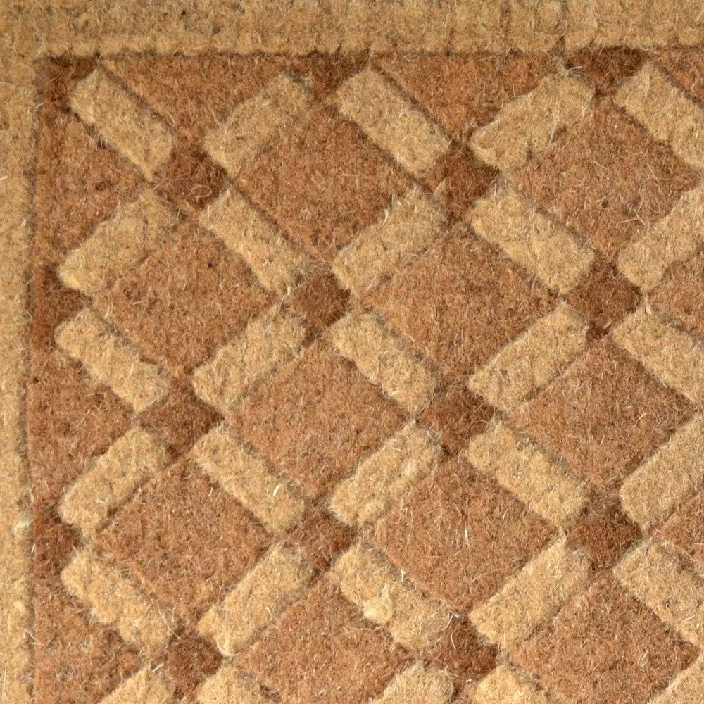 24" X 48" Brown Coir Outdoor Door Mat - NOBLE HOME INTERIORS