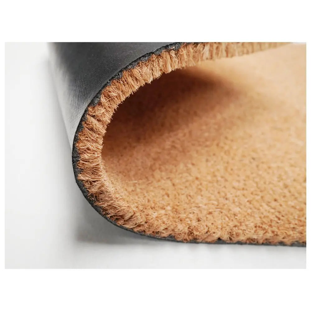 24" X 48" Natural Coir Solid Color Outdoor Door Mat - NOBLE HOME INTERIORS
