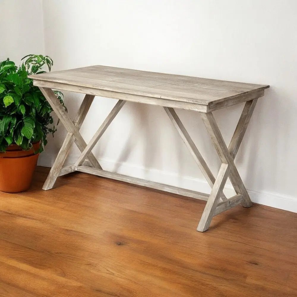 28" Brown Writing Desk - NOBLE HOME INTERIORS