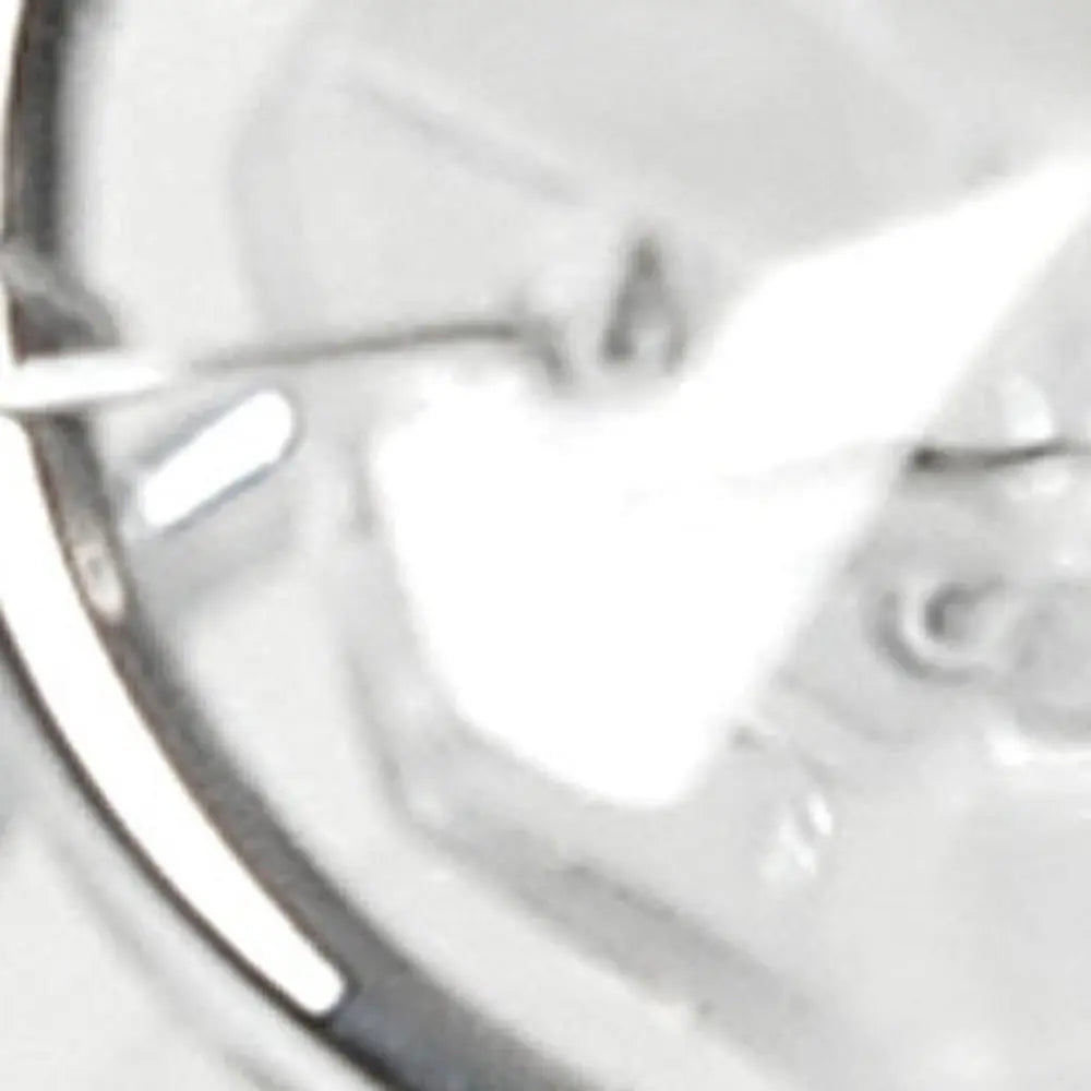 3" Silver And Clear Faux Crystal And Metal Oval Table Vase - NOBLE HOME INTERIORS