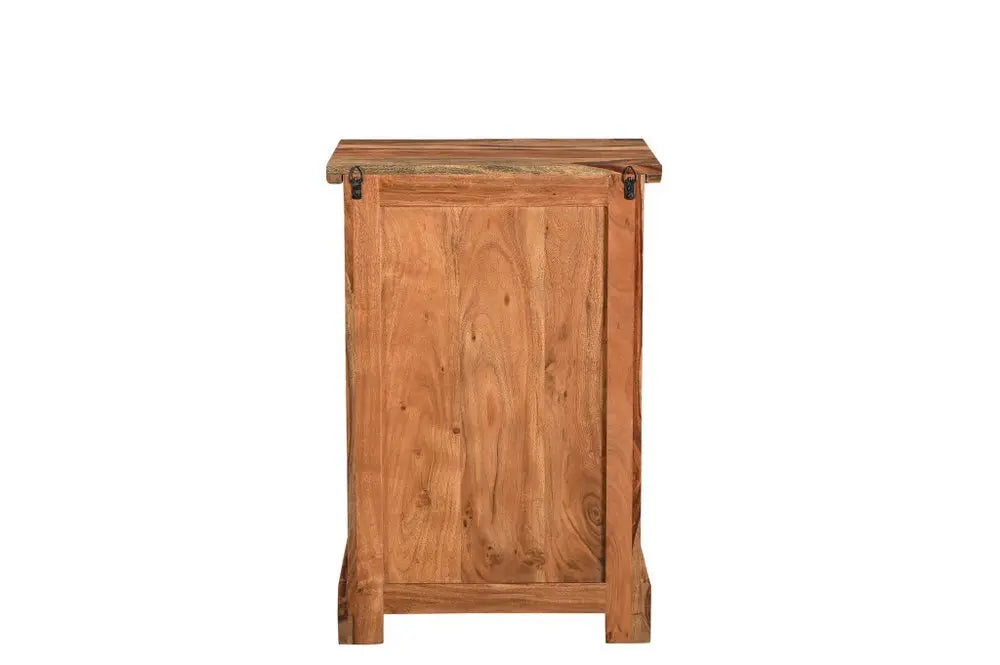 30" Natural Solid Wood Three Drawers Filing Cabinet - NOBLE HOME INTERIORS