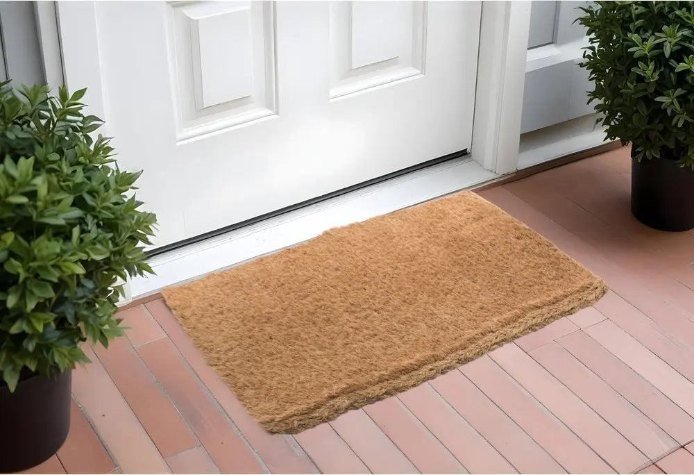 36" X 48" Brown Coir Outdoor Door Mat - NOBLE HOME INTERIORS