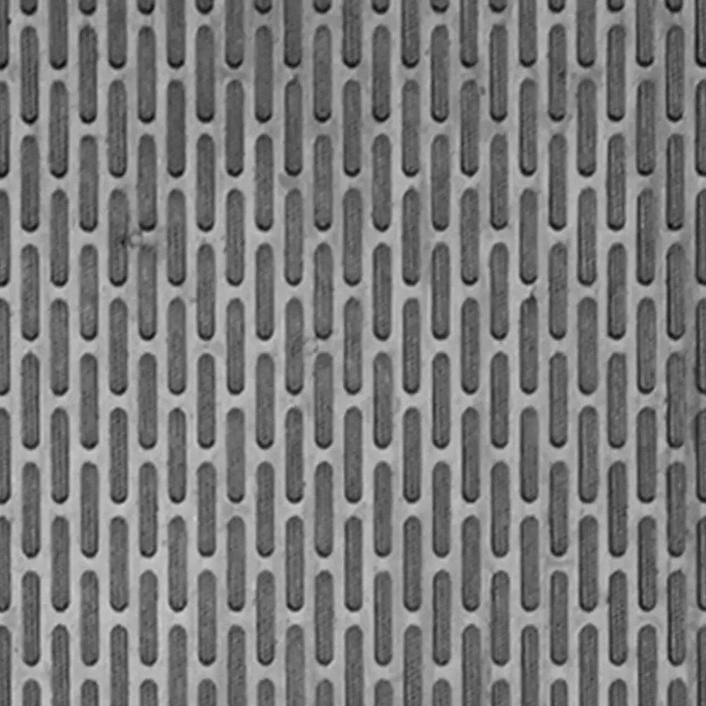 36" X 59" Black Rubber Outdoor Door Mat - NOBLE HOME INTERIORS