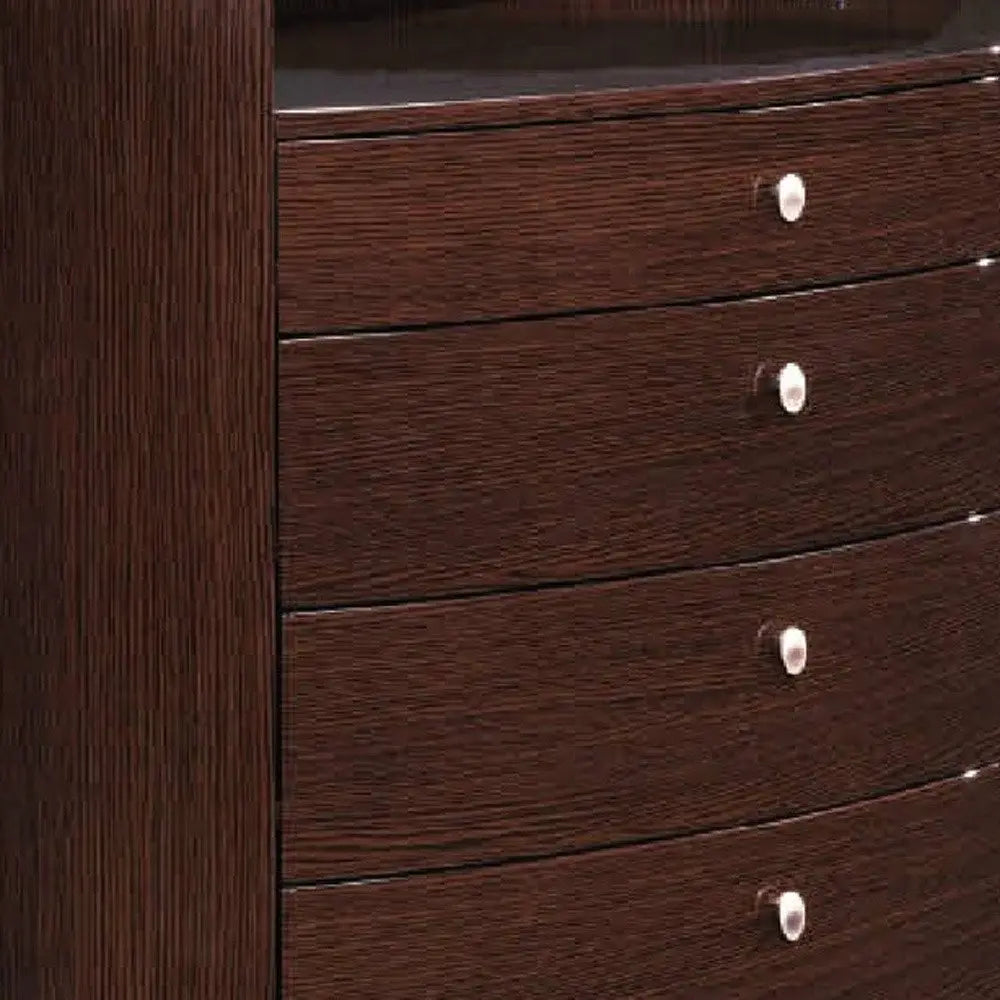 63" Brown Wood Six Drawer Dresser HomeRoots