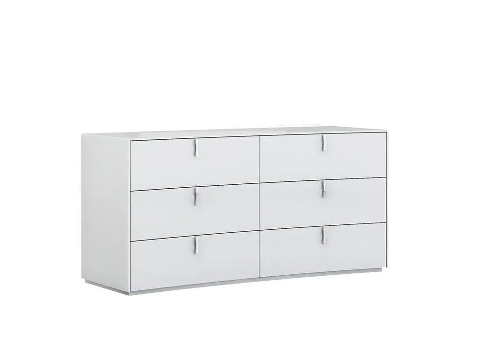 62" X 19" X 30" White  Dresser HomeRoots