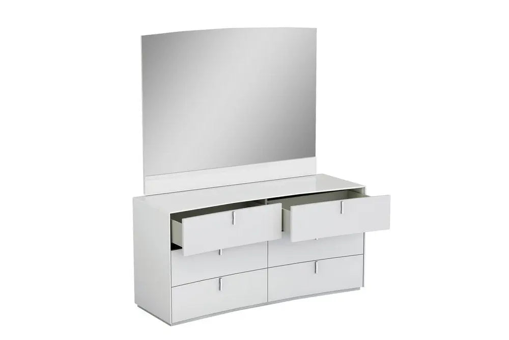 62" X 19" X 30" White  Dresser HomeRoots