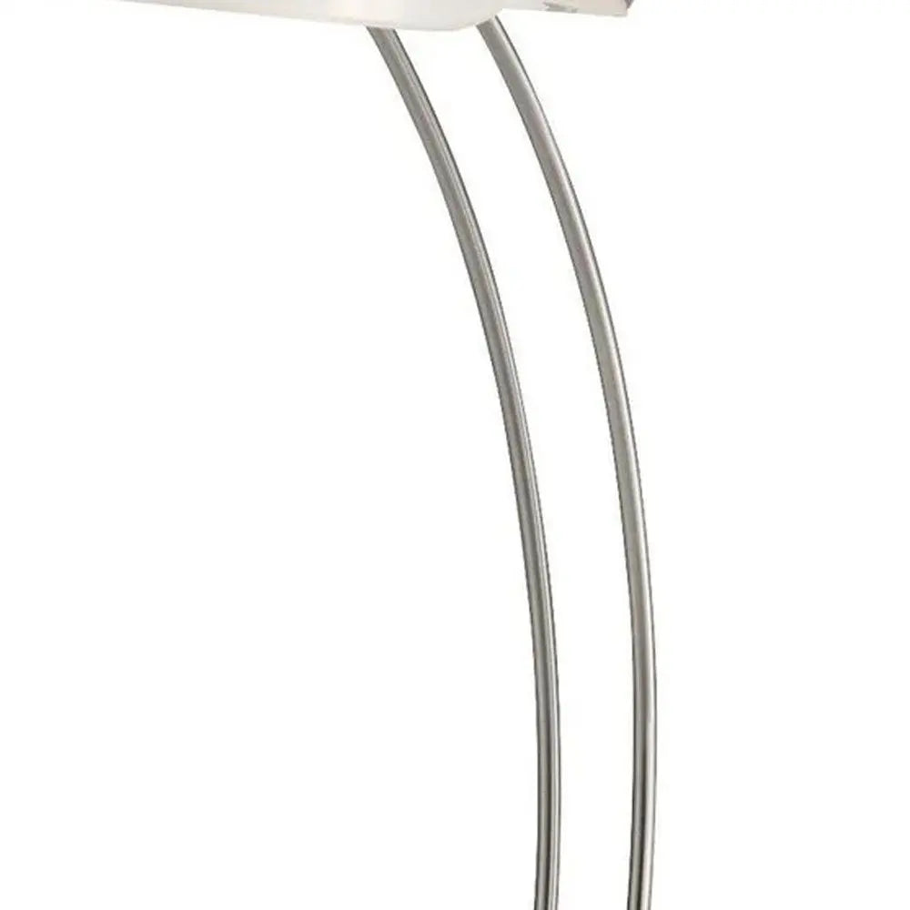 19" Silver Metal Bankers Lamp HomeRoots