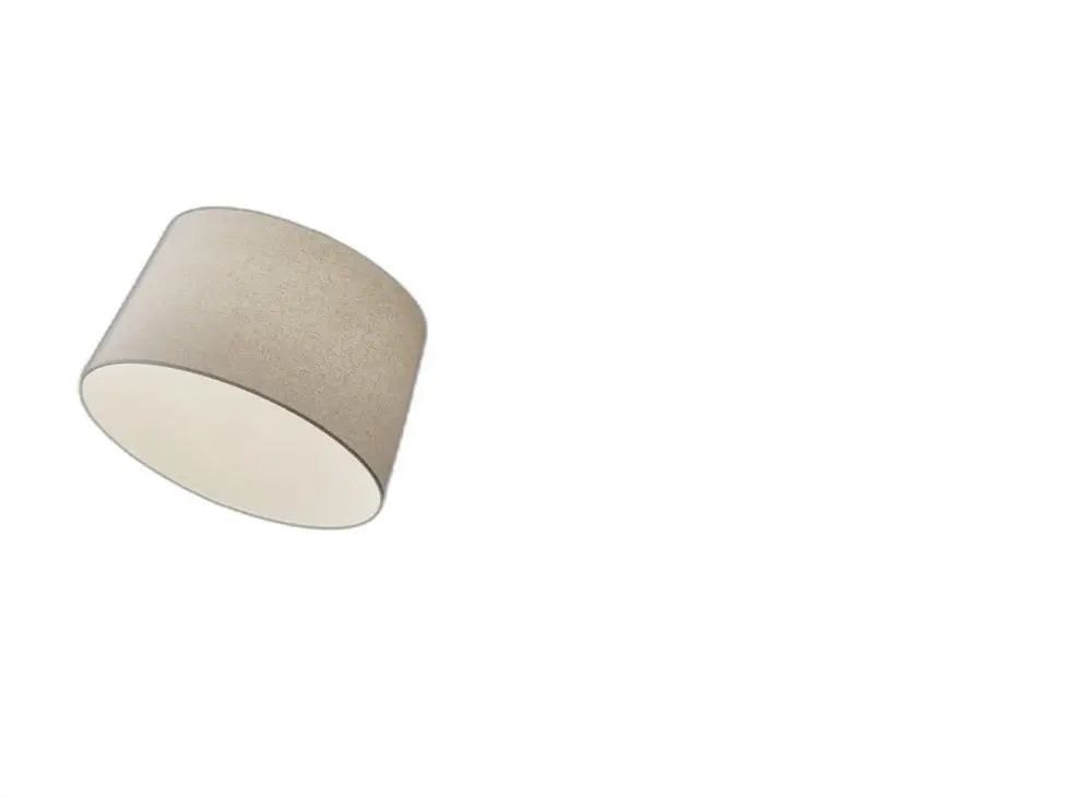 83" Silver Arc Floor Lamp With White Linen Empire Shade HomeRoots