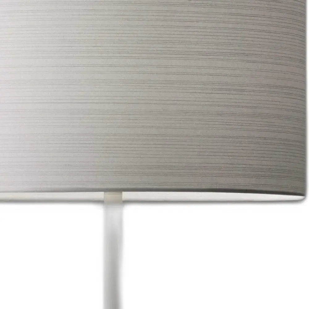 White On White Metal Table Lamp HomeRoots