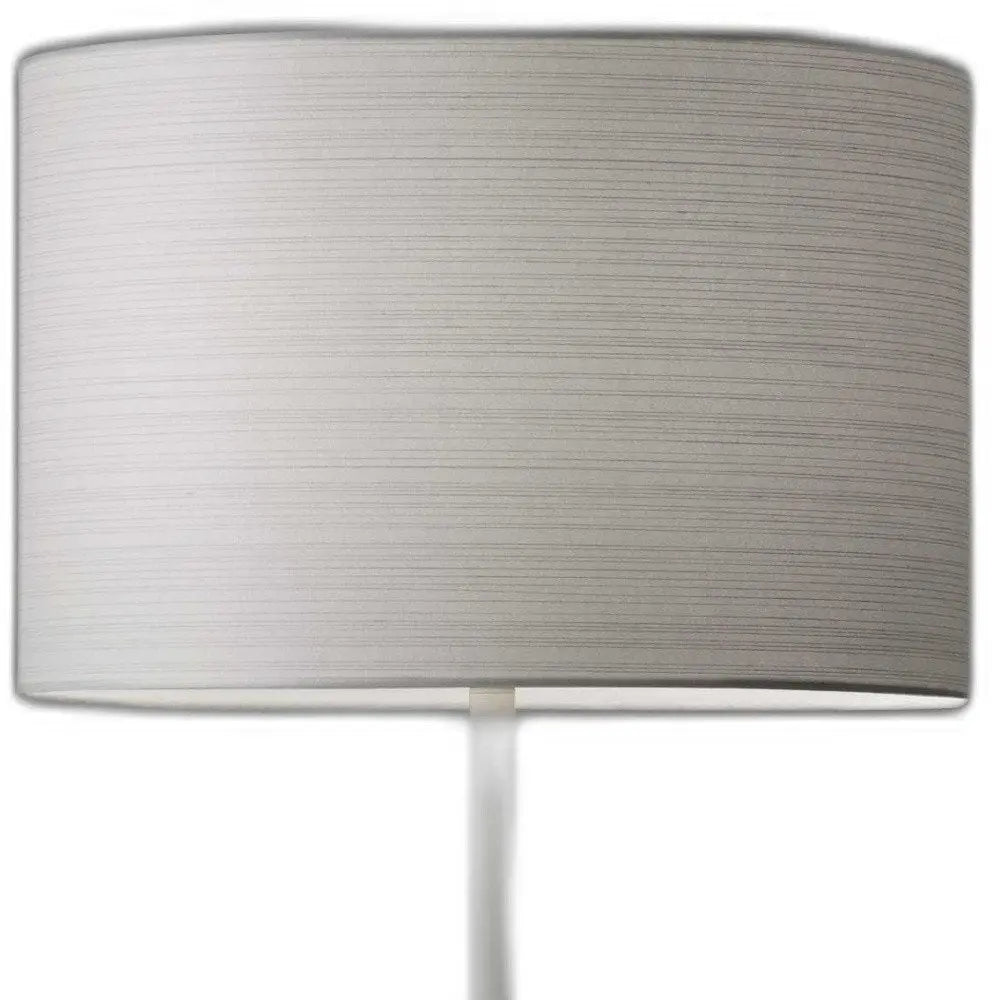 White On White Metal Table Lamp HomeRoots