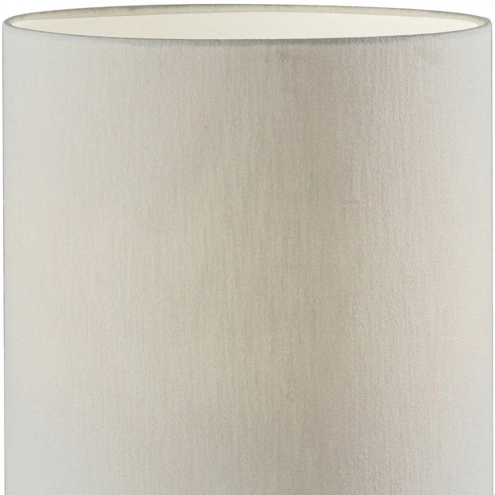 Black Wood Circular Block Table Lamp HomeRoots