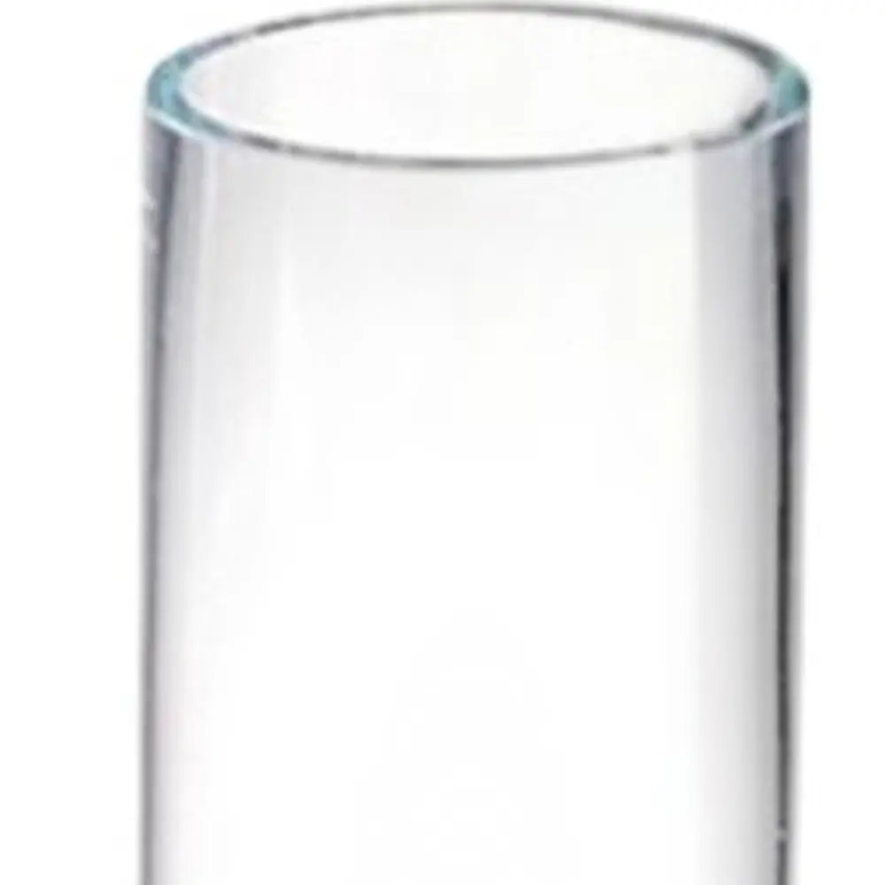 9" Clear Cylindrical Lead Free Crystal Bud Table Vase HomeRoots