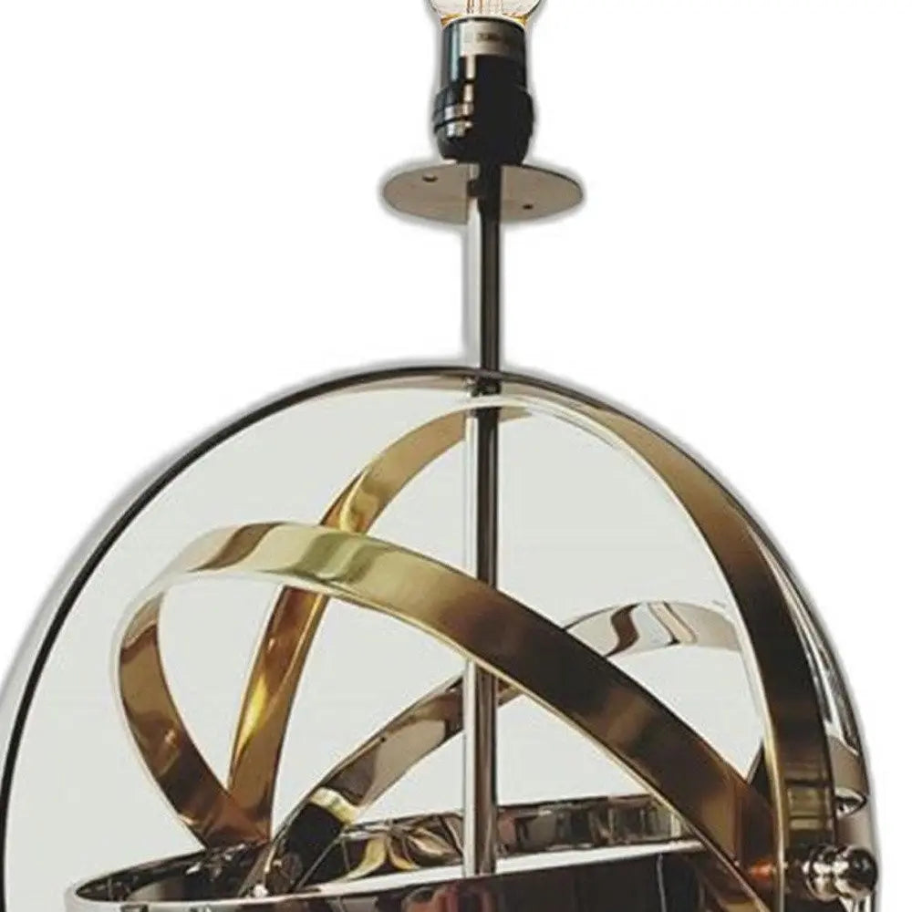 17" Bronze Metal Standard Table Lamp HomeRoots