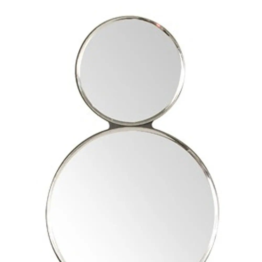 Silver and Clear Modern Bling Mirrored Wall Sconce HomeRoots