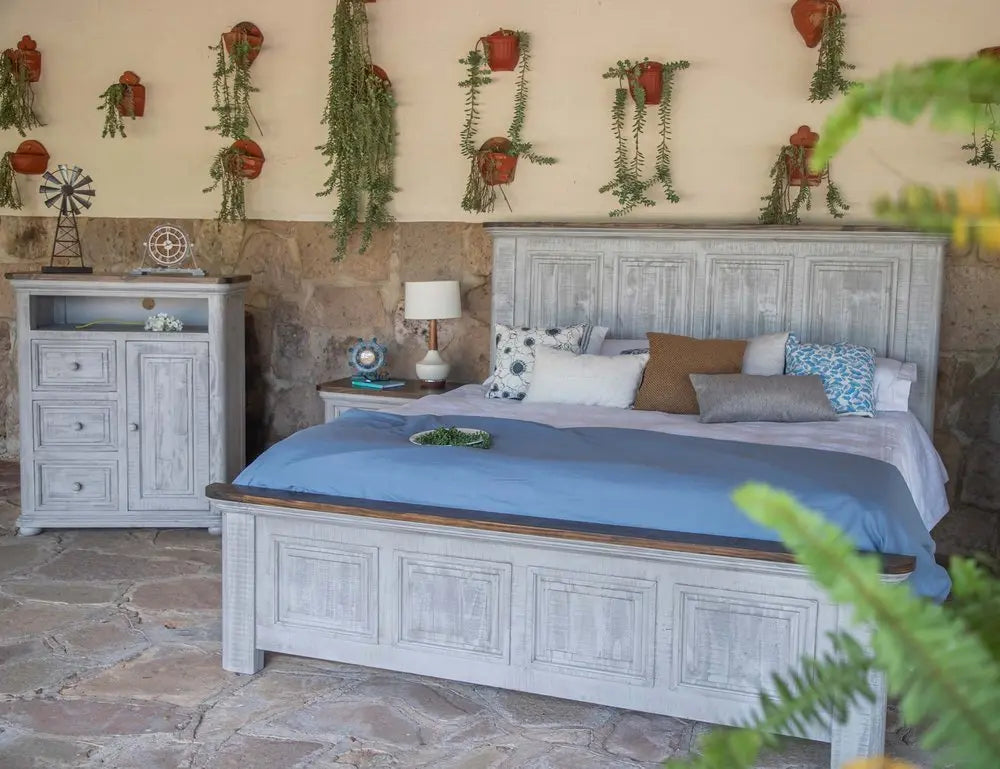 39" Gray Solid Wood Three Drawer Chest - NOBLE HOME INTERIORS