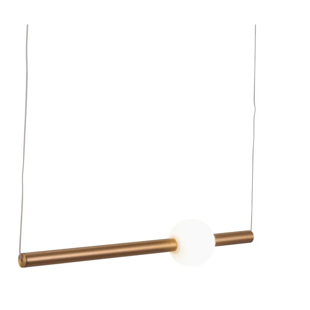 Gold And White Kitchen Island Metal LED Chandelier HomeRoots